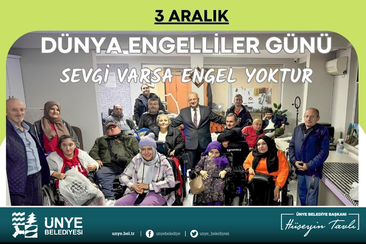 BAŞKAN TAVLI, “SEVGİ VARSA ENGEL YOKTUR”     