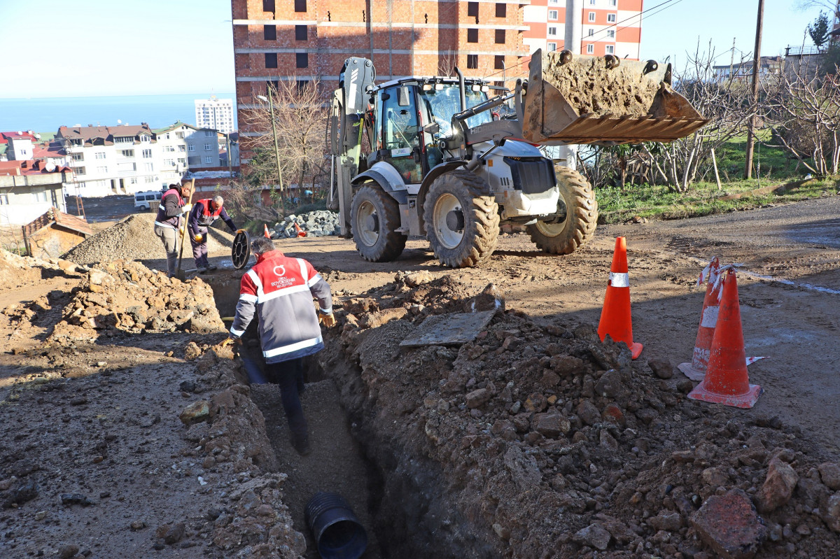 FATSA’YA 40 BİN METRE YAĞMUR SUYU HATTI