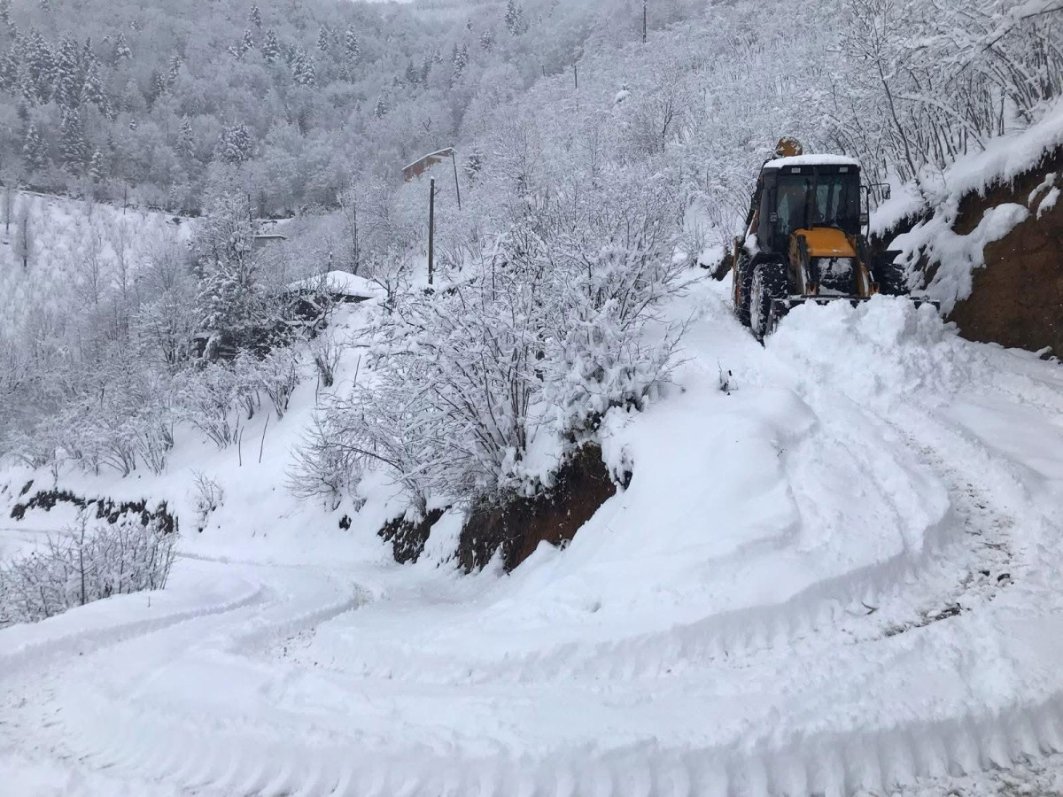 Kar Yağışı Ordu’da Hayatı Olumsuz Etkiledi