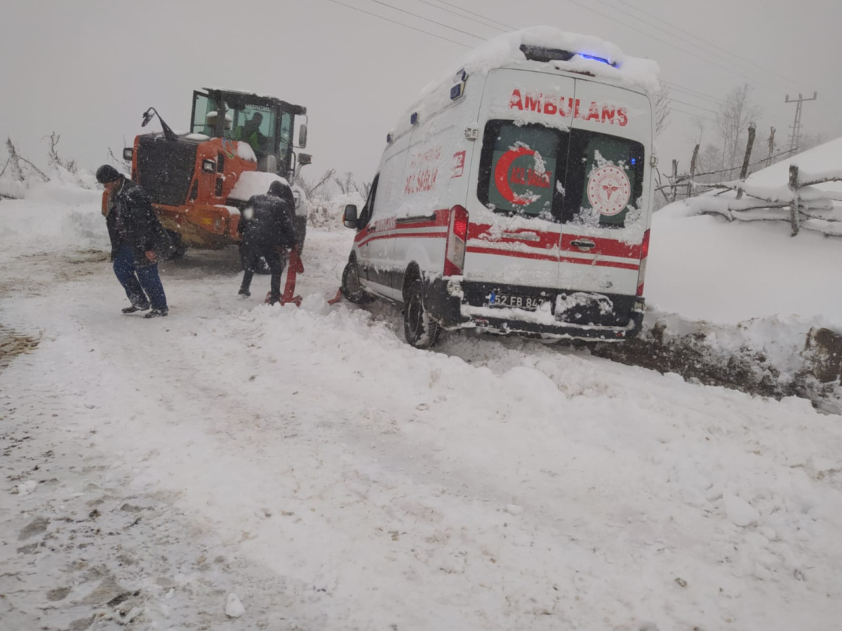 ORDU BÜYÜKŞEHİRDEN KAR SEFERBERLİĞİ 