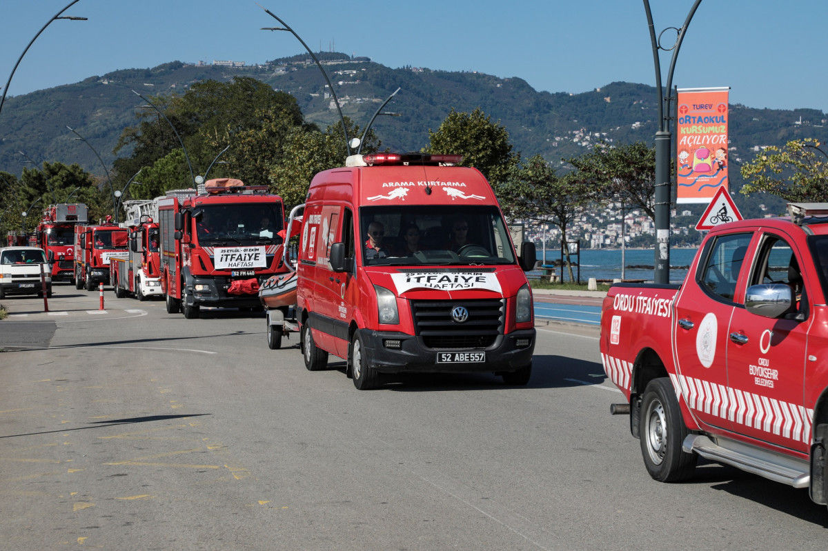 ORDU’DA İTFAİYE HAFTASI COŞKUYLA KUTLANIYOR